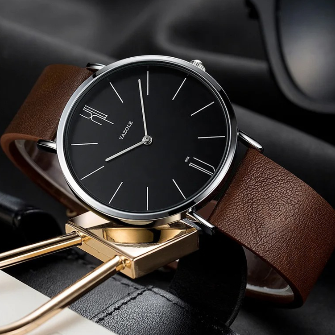 The Sterling Cowhide Watch