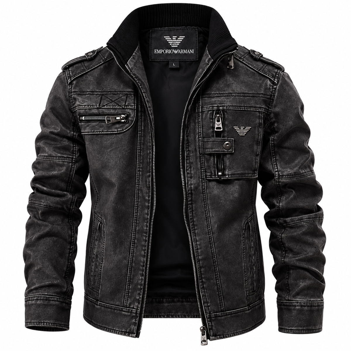 Emporio Armani™ Heritage Leather Jacket